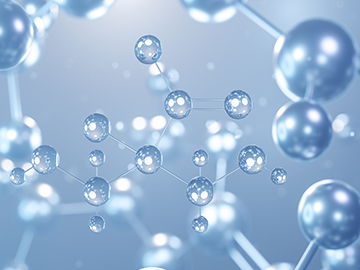 Kemijska struktura nitrozamina, organskih spojeva koji sadrže nitrosnu skupinu (-NO) povezanu s atomom dušika, često povezanim s zdravstvenim  rizicima. Prikaz pokazuje detaljan molekularni raspored nitrozamina.